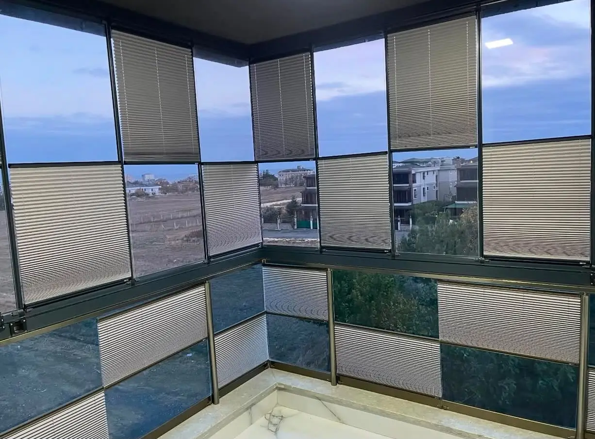 Cam Balkon Plise Perde Sistemleri